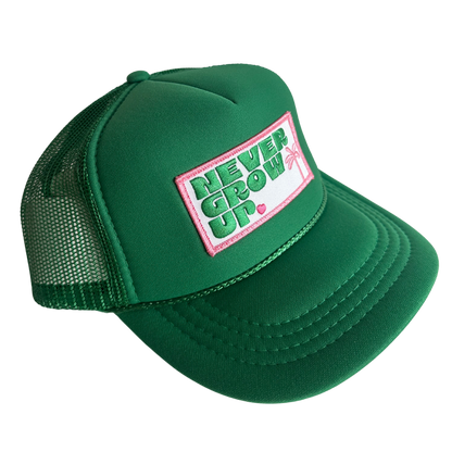 Never Grow Up Kids Trucker Hat