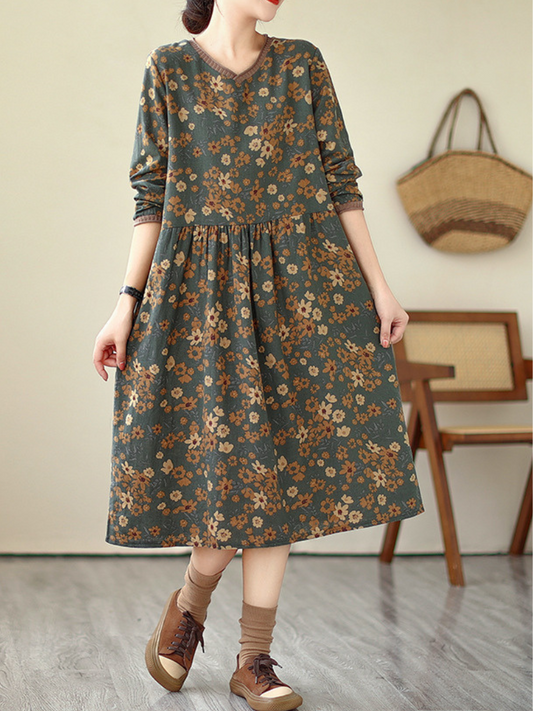 Chic & Breezy Women's Floral Smock Dress for summer | Eva Trends