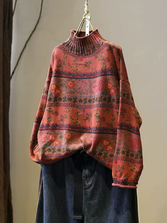 Women's Everyday Wear& Comfy with Turtle-Neck Sweater
