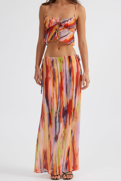 St Barts Maxi Skirt - Print