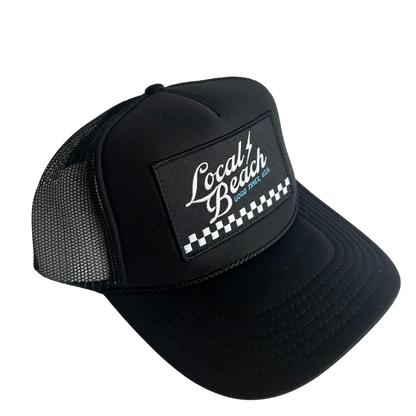 Local Beach Check Trucker Hat