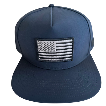 American Flag Mesh Tech Trucker