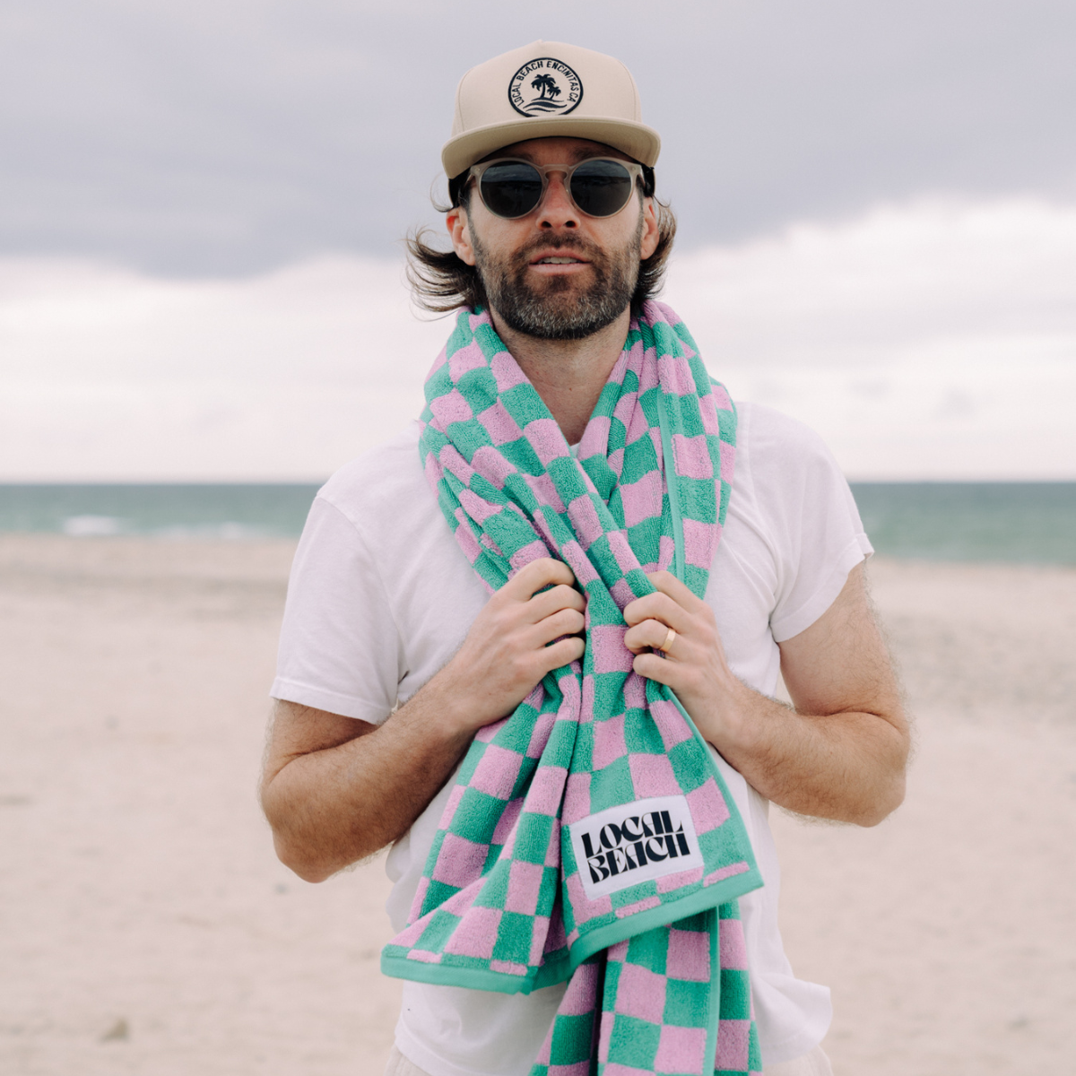 Local Beach Palms & Waves Trucker