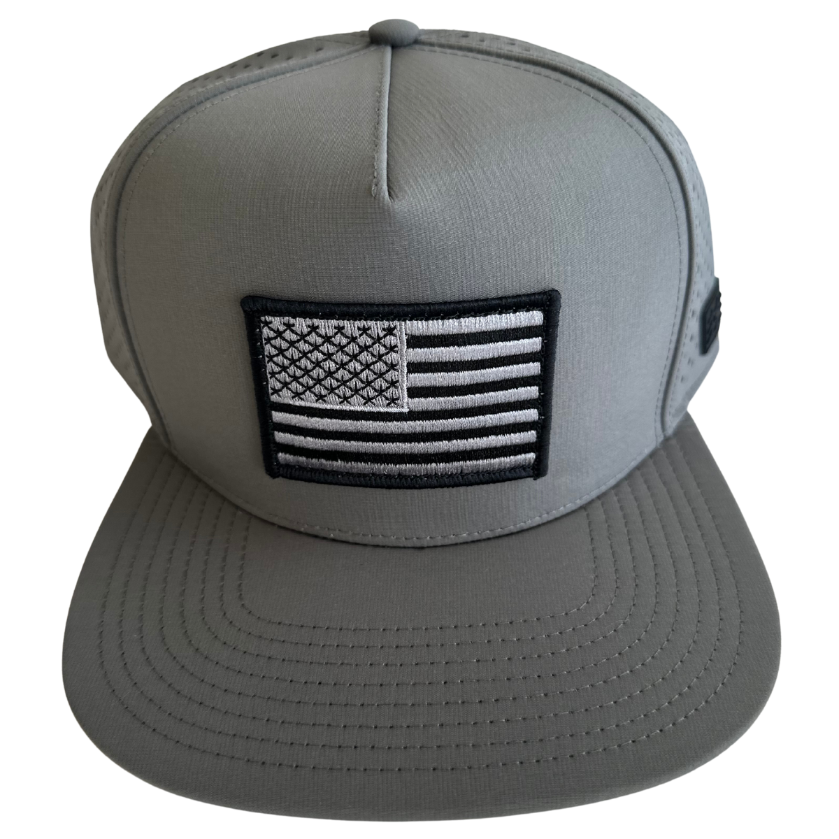American Flag Mesh Tech Trucker
