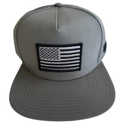 American Flag Mesh Tech Trucker
