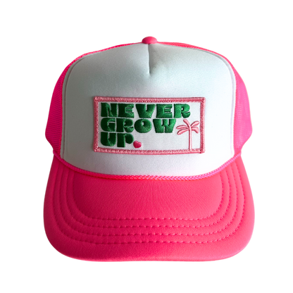 Never Grow Up Kids Trucker Hat