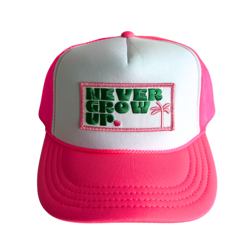 Never Grow Up Kids Trucker Hat