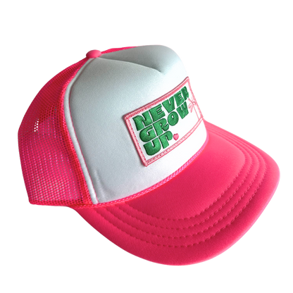 Never Grow Up Kids Trucker Hat