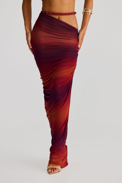 Zenaya Skirt - Sunset Ombre