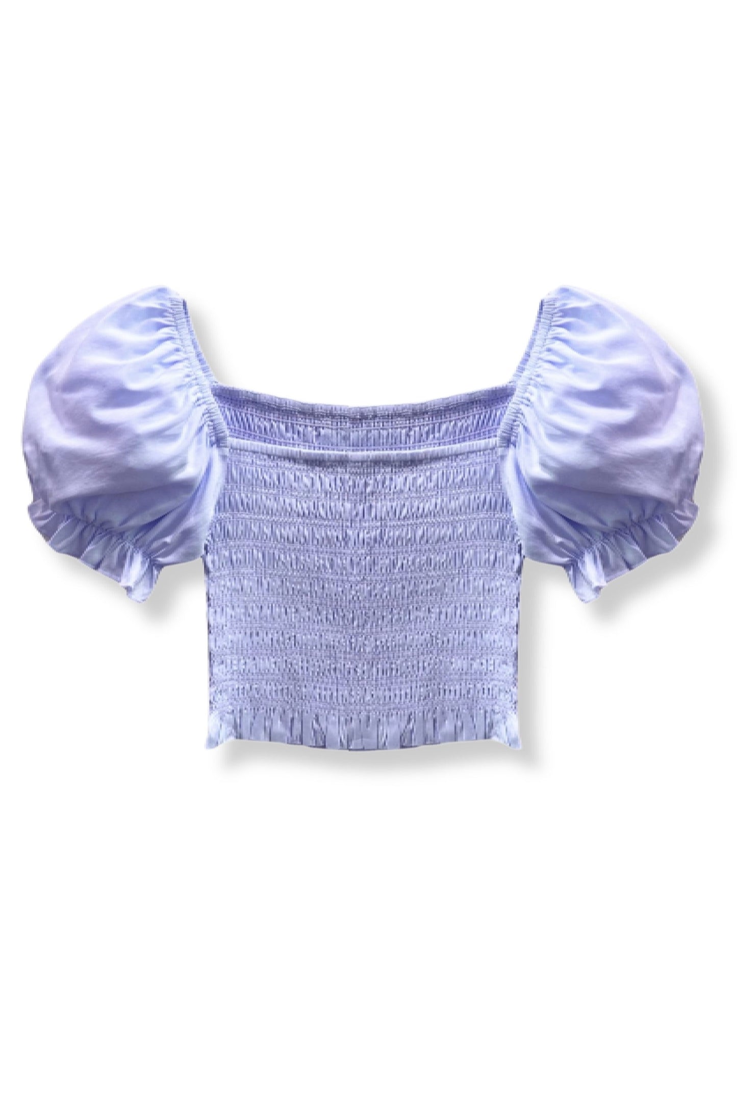 TWEEN MARLEE SOLID PUFF SLEEVE TOP