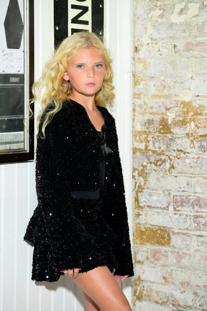 TWEEN MISHA SEQUIN RUFFLE SKIRT - FINAL SALE