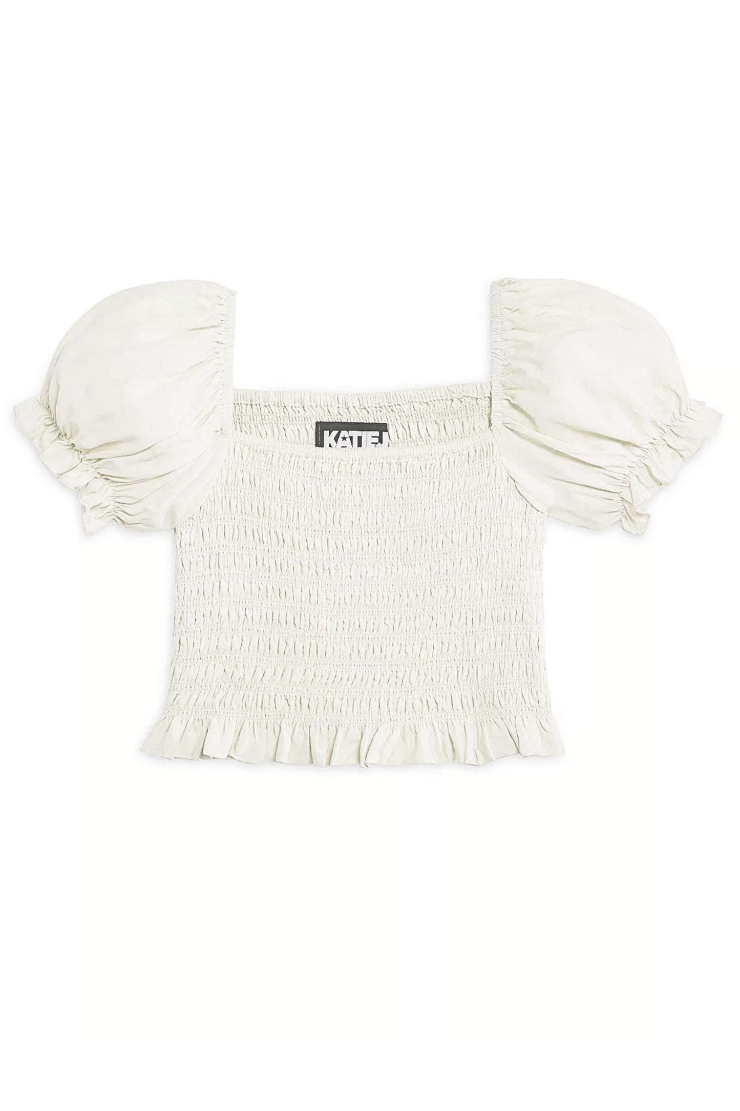 TWEEN MARLEE SOLID PUFF SLEEVE TOP