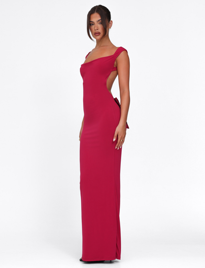 ZITA DRESS - RED : SALSA : DEEP RED
