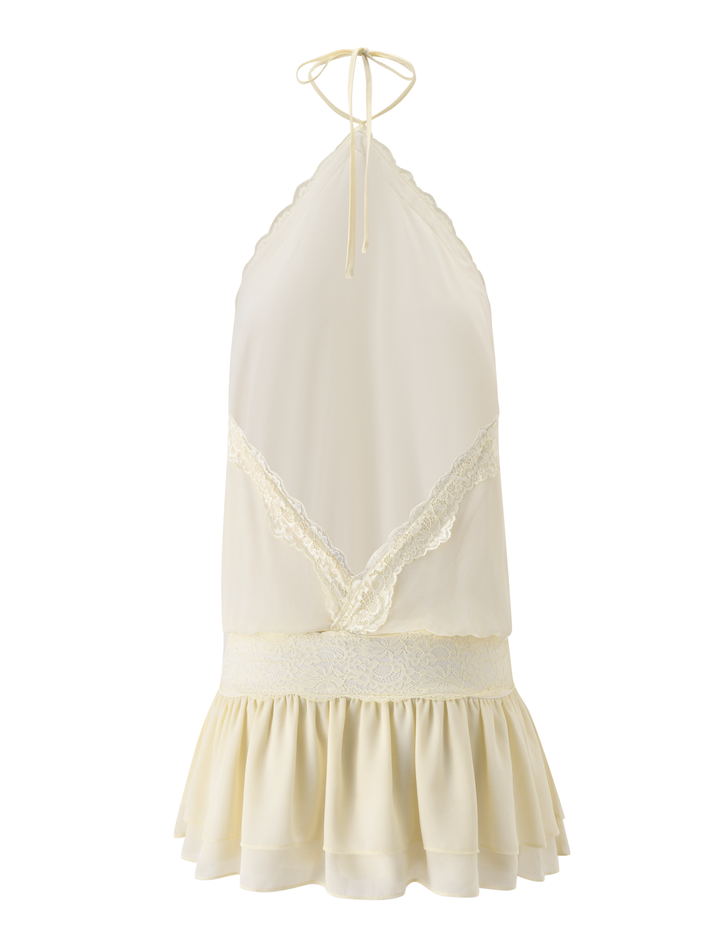 TESSIE MINI DRESS - CREAM
