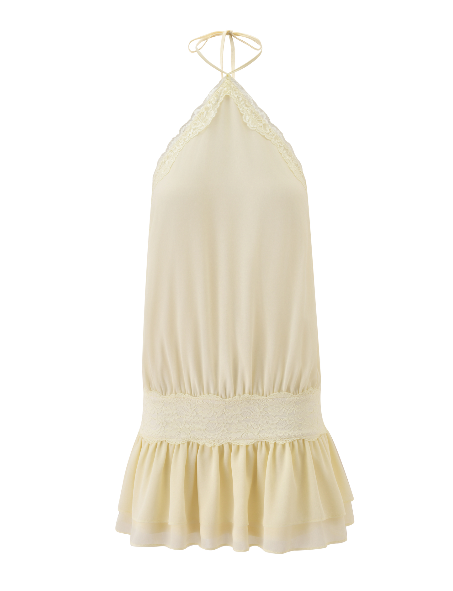 TESSIE MINI DRESS - CREAM