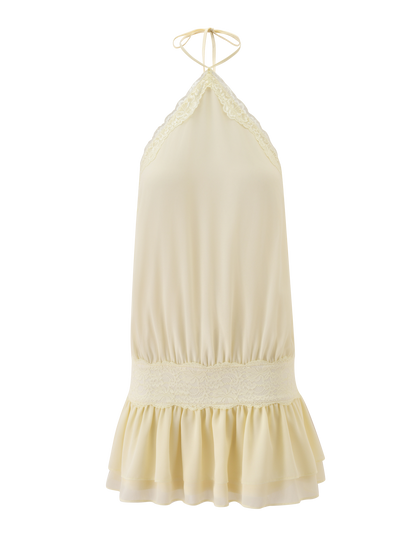 TESSIE MINI DRESS - CREAM