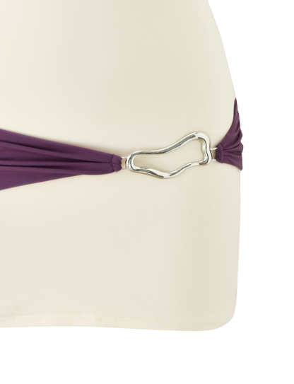 EOS MINI DRESS - CREAM AND DUSTY LILAC
