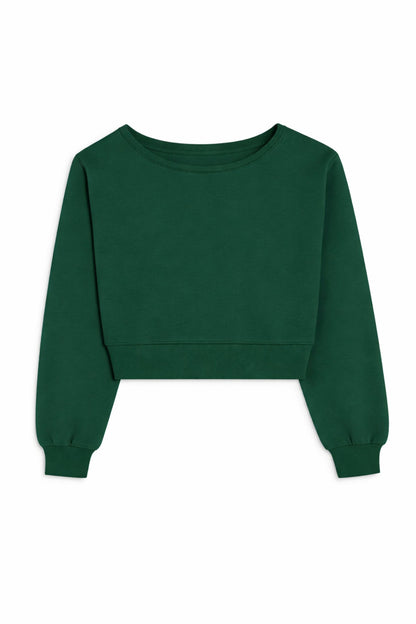TWEEN TRISTAN VINTAGE STYLE OFF SHOULDER CROP TOP