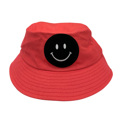 Smiley Patch Bucket Hat