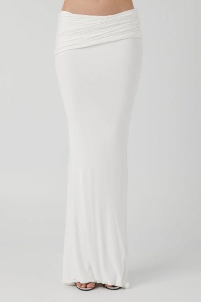 Samira Maxi Skirt - Vanilla