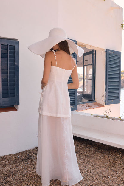 Catalana Dress - White