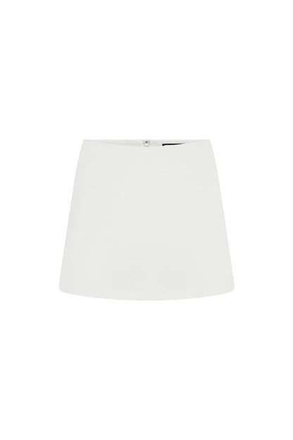 Vieno Mini Skort - White