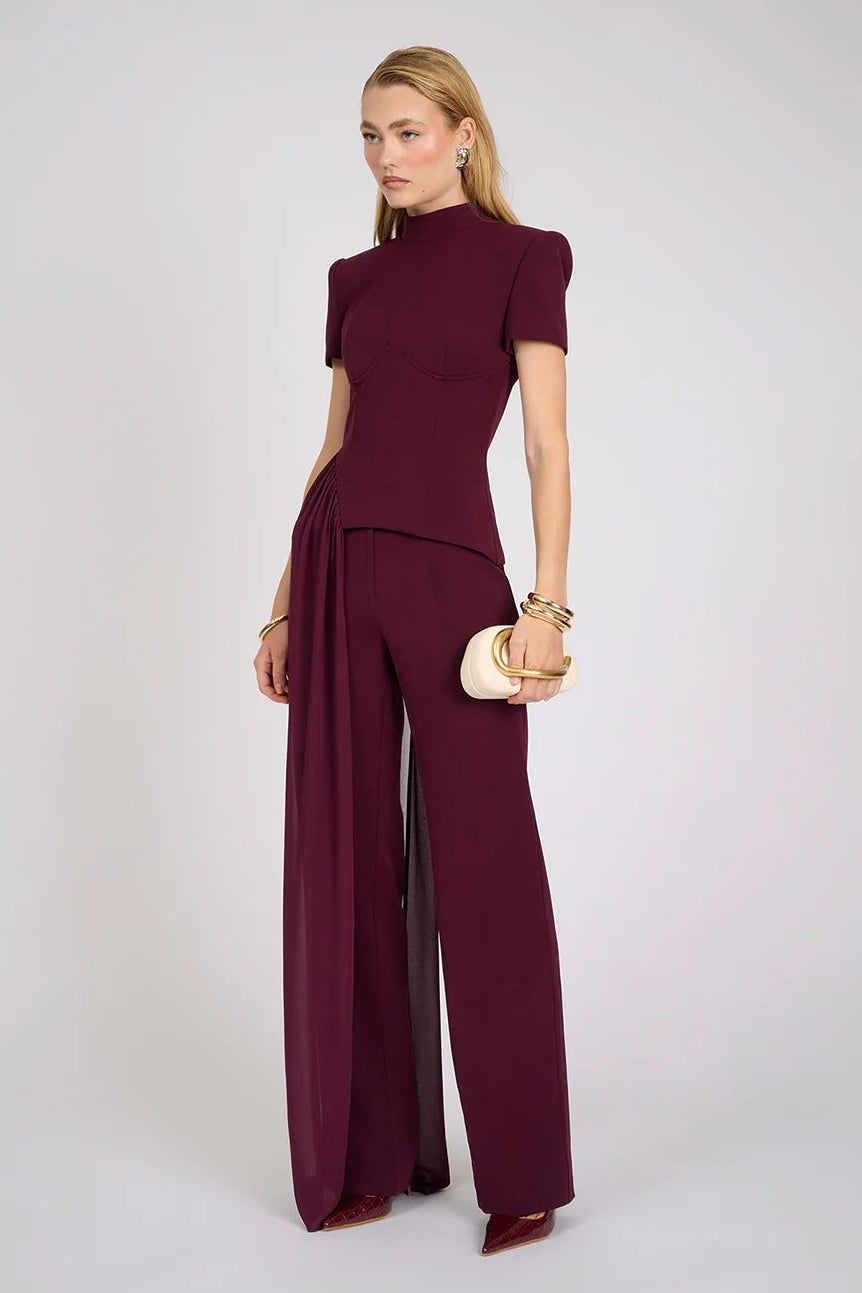 Liora Pants - Deep Plum