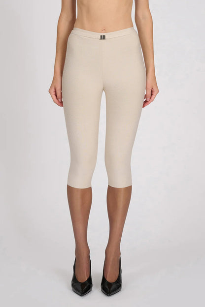 Aire Capri Pants - Stone