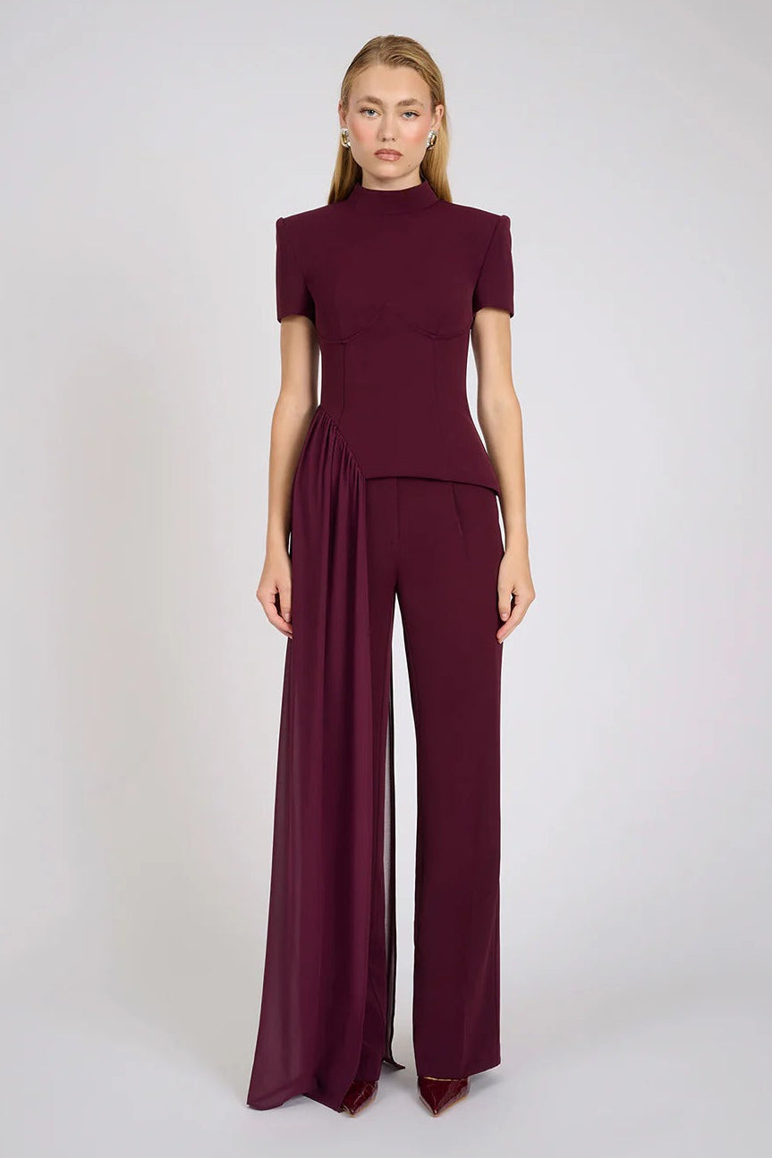 Liora Pants - Deep Plum