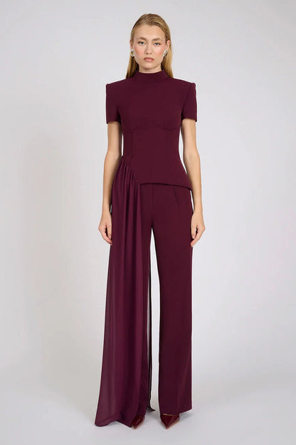 Liora Pants - Deep Plum