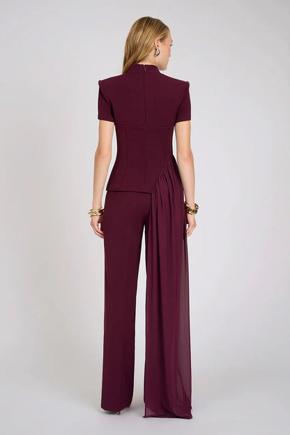 Liora Pants - Deep Plum
