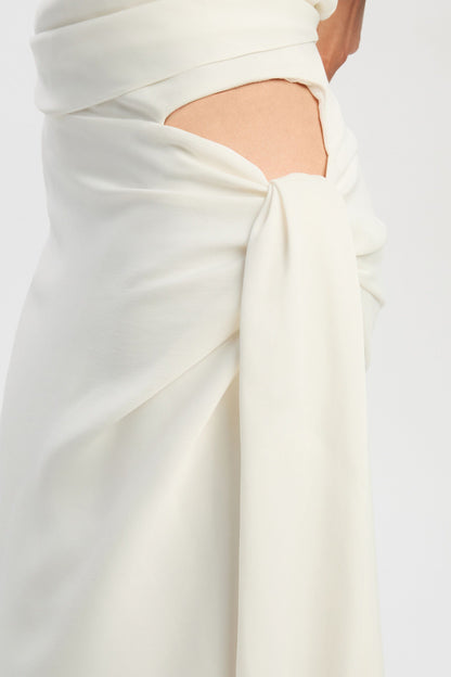Solene Maxi Skirt - Orchid White