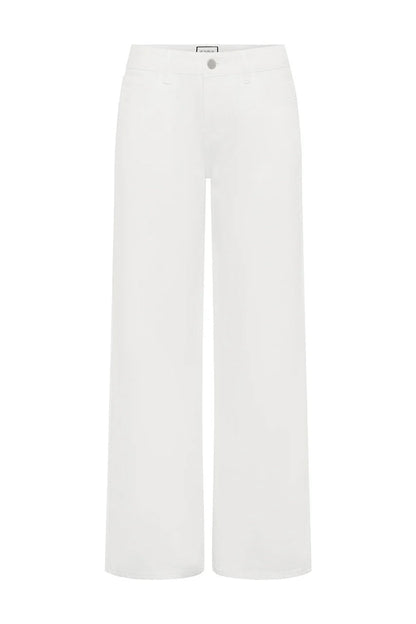 Zavi Straight Leg Jeans - White