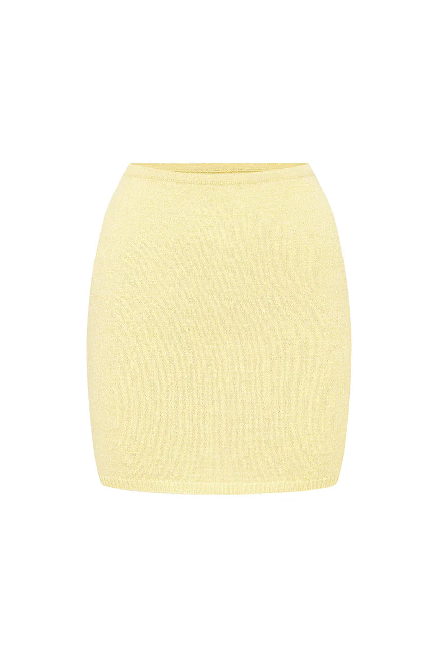 Norma Low Rise Skirt - Butter