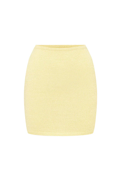 Norma Low Rise Skirt - Butter