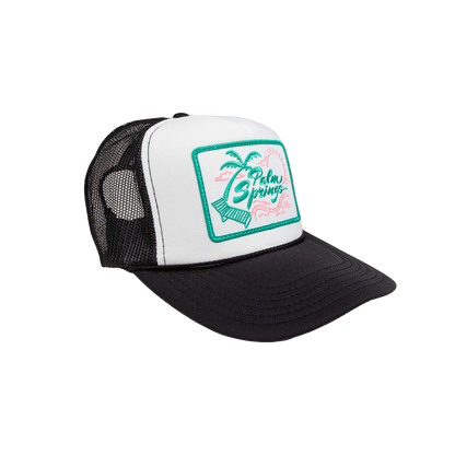 Palm Springs Patch Trucker Hat