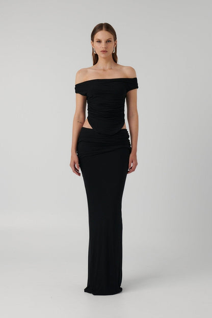 Samira Maxi Skirt - Black