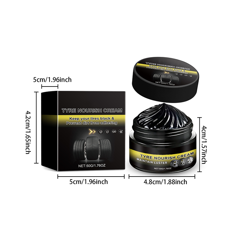 ‚ú® Tire wax ‚Äì restores black gloss, blocks UV, repels dirt. Easy & quick! üöó