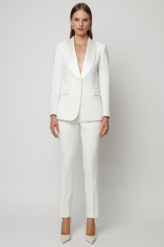 The Tuxedo Pant - Off White